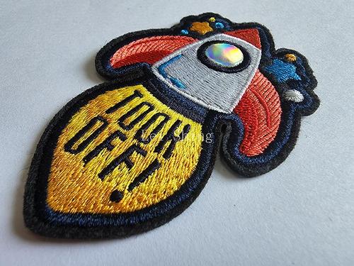 TOOK OFF太空火箭繡花