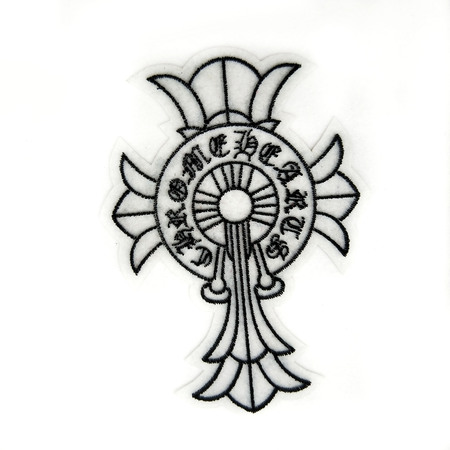 繡花十字牙刷 黑白色