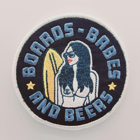 圓形滑板女人 藍色