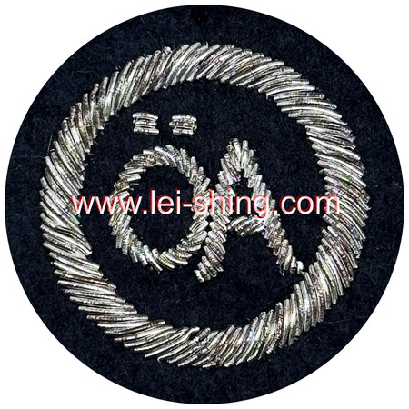 印度繡OA字母章