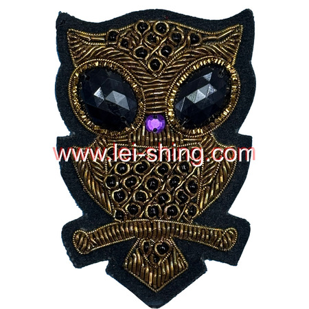 印度繡- owl patch