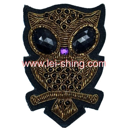 印度繡- owl patch