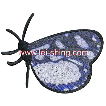 漸變半邊蝴蝶-藍色