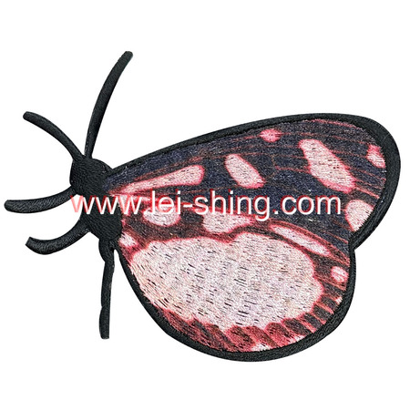 漸變半邊蝴蝶-粉色