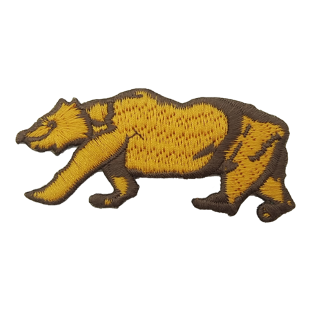 全密繡走路的熊 黃色