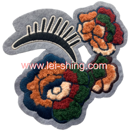 夢幻花睫・立體絨繡