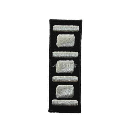 幾何 立體3D繡花章 09