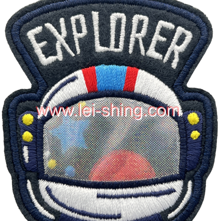 太空探索者・立體刺繡